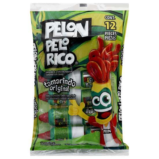 Pelon Pelo Rico Original Tamarindo Candy (12 ct)