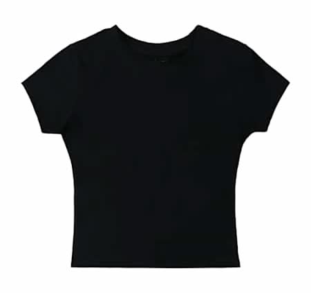 Juniors Cotton Tee Extra Small Black