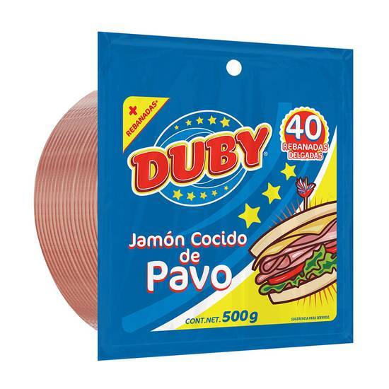 Duby jamón cocido de pavo