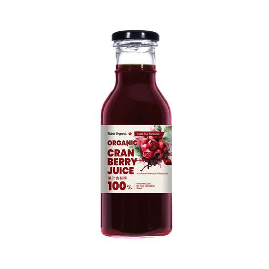自然思維-有機蔓越莓原汁(350ml/瓶)