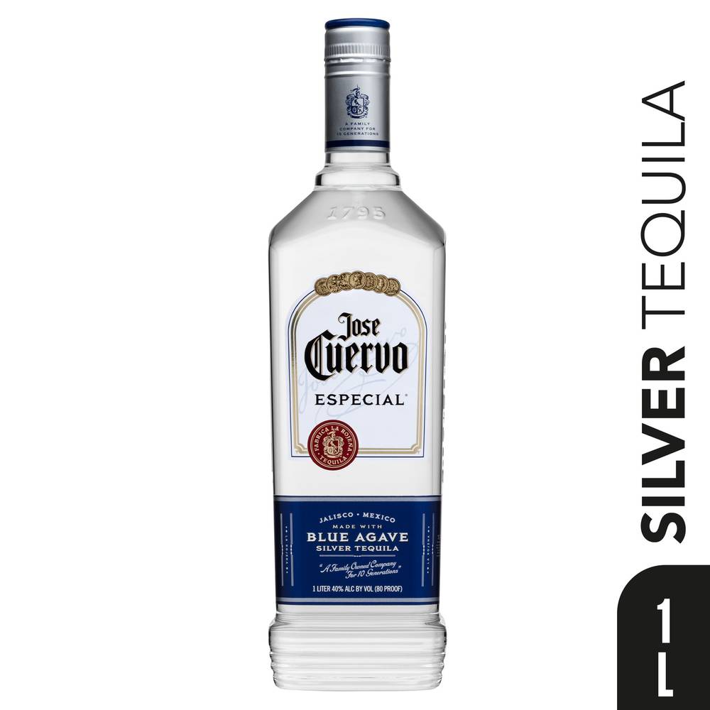 Jose Cuervo Blue Agave Silver Tequila (1 L)