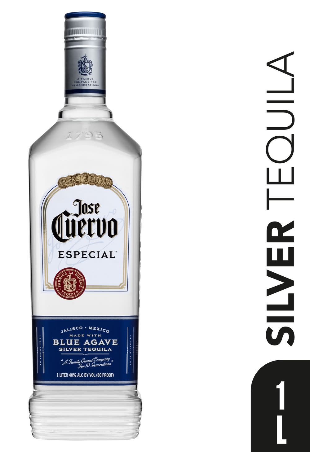 Jose Cuervo Especial Blue Agave Silver Tequila (1 L)