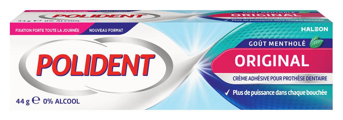 Polident - Crème fixante dentaire, mentholé (44g)