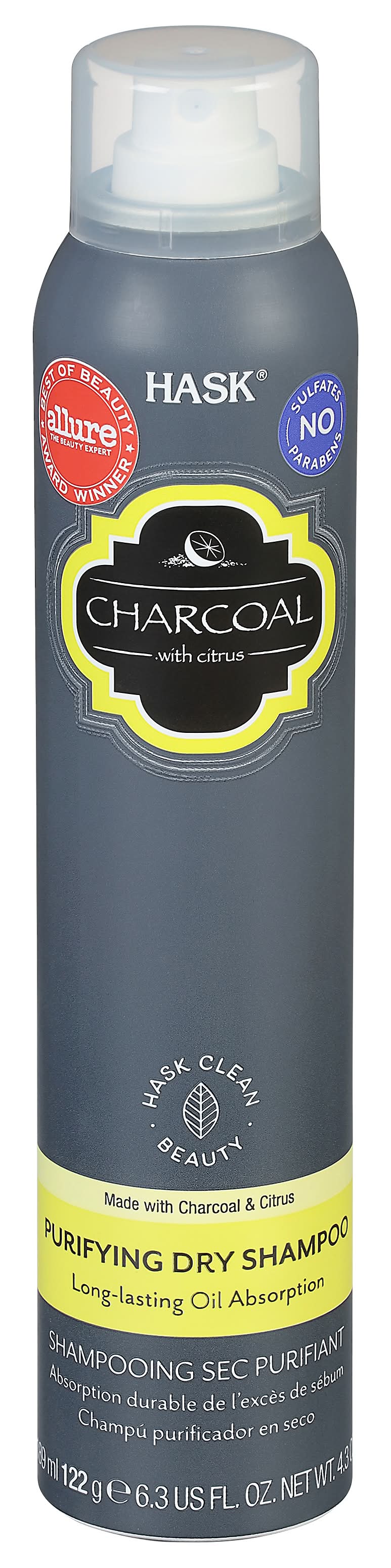 Hask Charcoal With Citrus Purifying Dry Shampoo (4.3 oz)