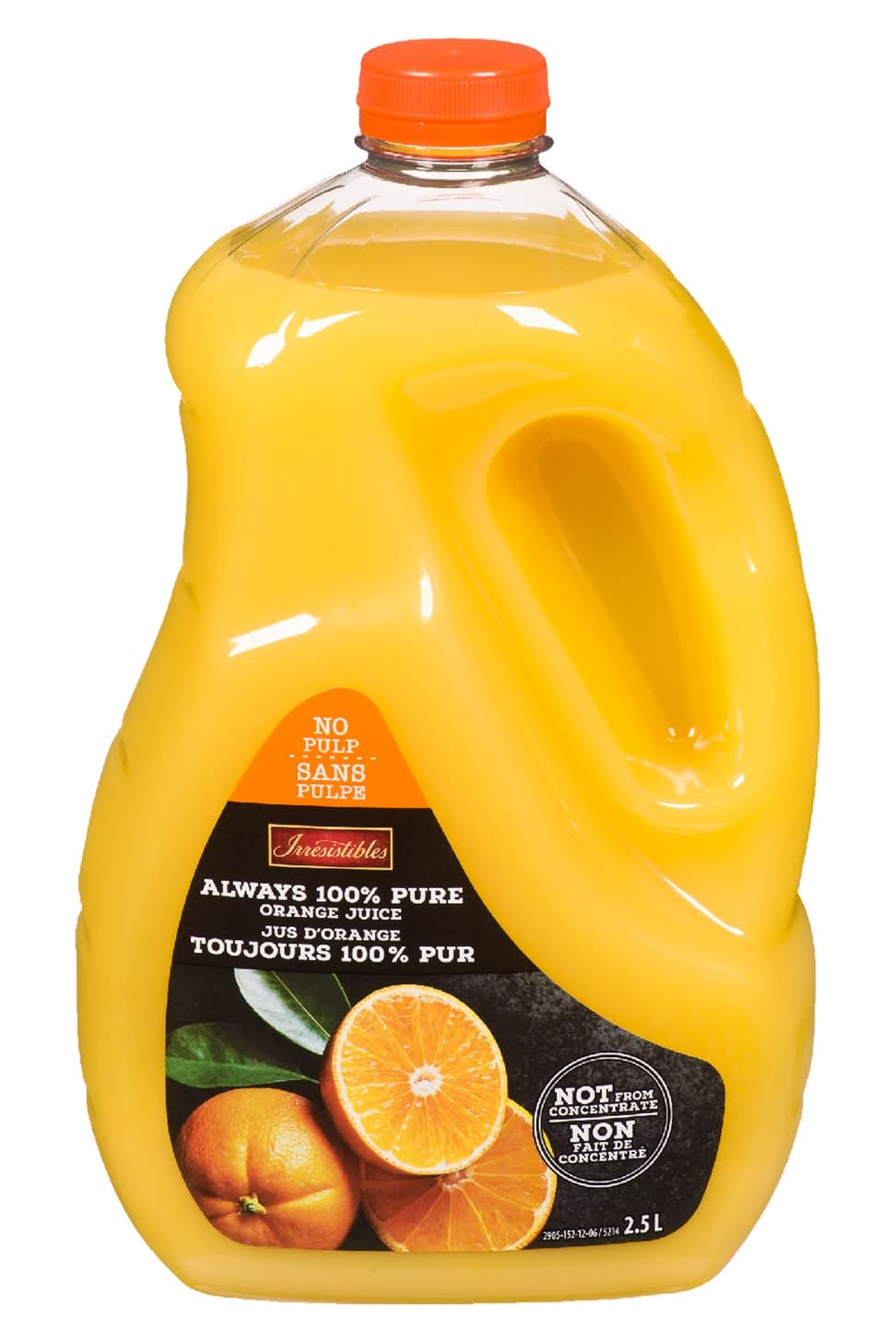 Irresistibles No Pulp 100% Pure Orange Juice (2.5 L)
