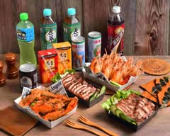 幽丨活泰國蝦 現烤