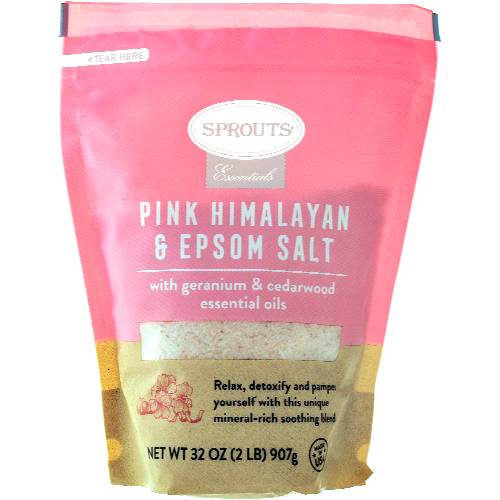 Sprouts Pink Himalayan And Epsom Salt