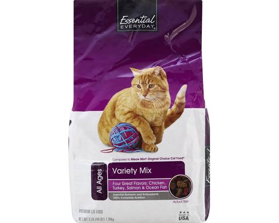 Essential Everyday · All Ages Cat Food Variety Mix (3 lbs)