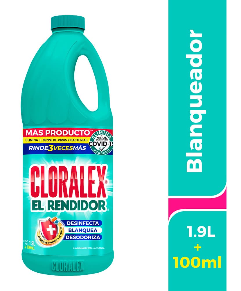 Cloralex · Cloro el rendidor (1,9 L)
