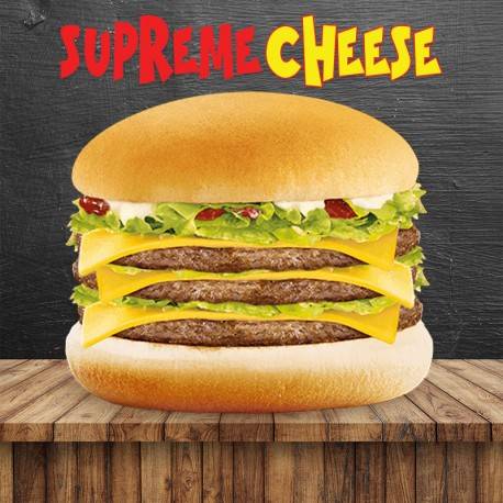 Burger suprême cheese 3 Steak 100 g