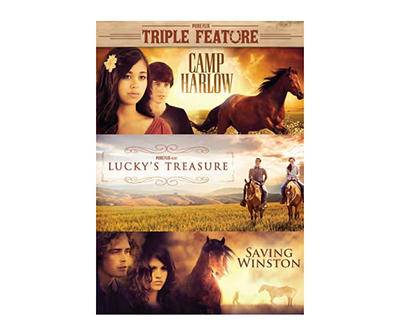 Camp Harlow / Lucky's Treasure / Saving Winston Triple Feature, (Dvd)