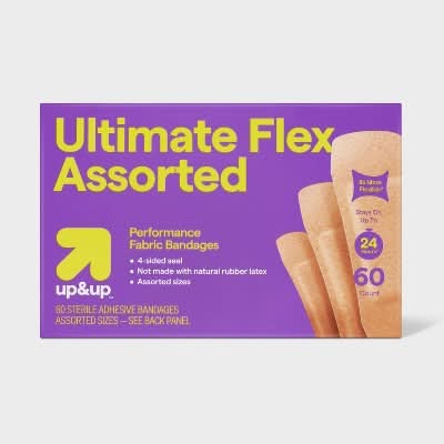 up&up Ultimate Flex Assorted Fabric Bandages (60 ct)