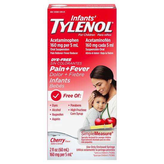 Tylenol Infants' Acetaminophen 160 mg Oral Suspension