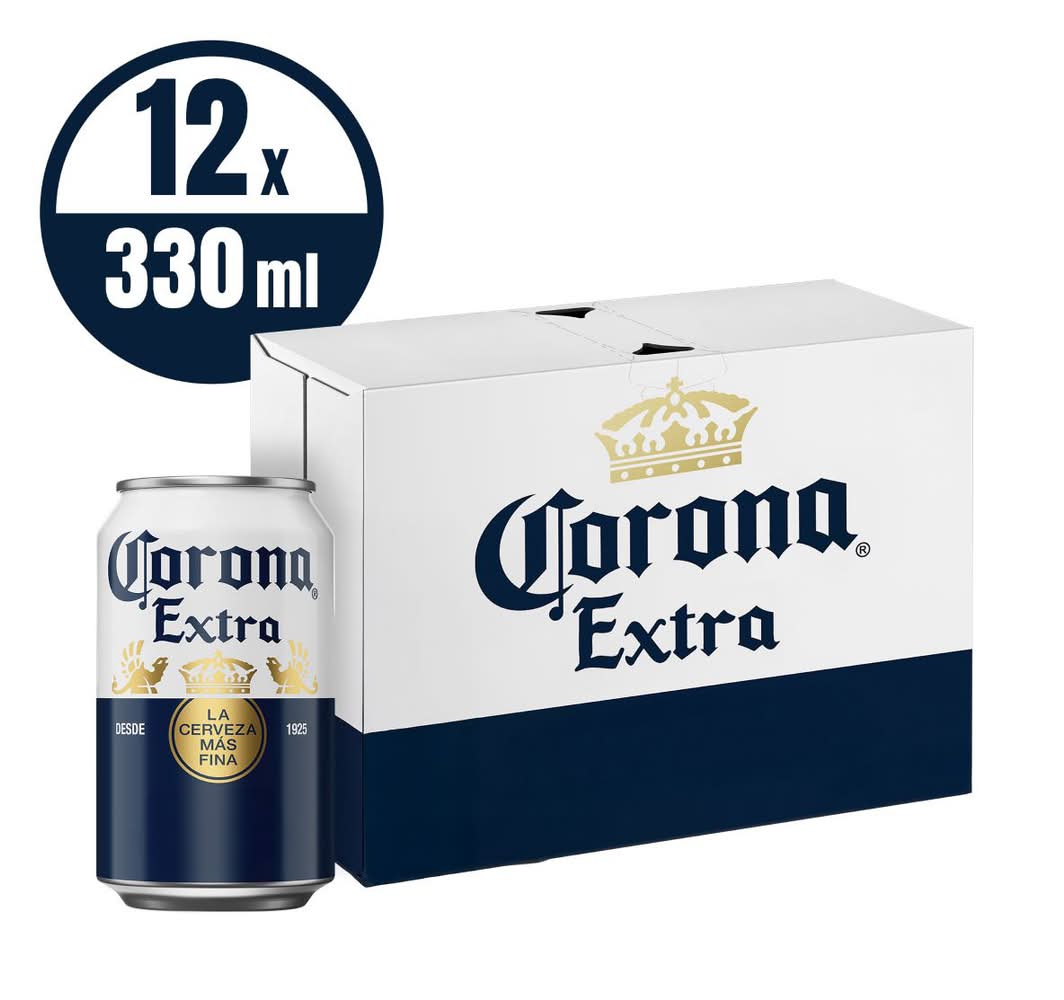 Corona · Extra cerveza lager (12 x 330 ml)