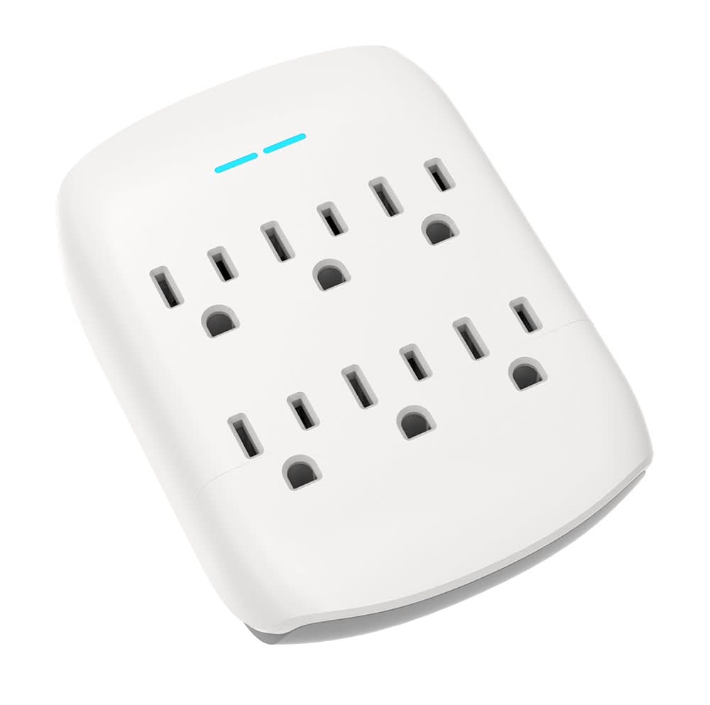 Utilitech 6 -Outlet 900 Joules 1875 -Watts 1875VA White Indoor AC Surge Protector
