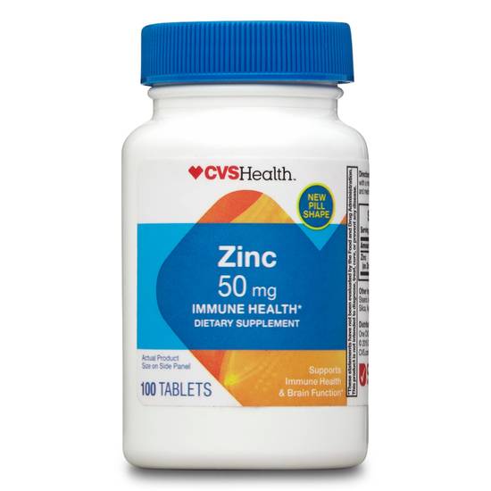 CVS Health Zinc Tablets, 100 CT