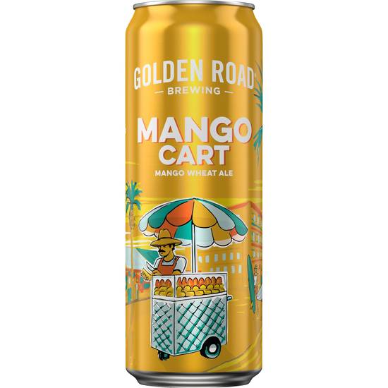 Golden Road Brewing Mango Cart Wheat Ale (25 oz)