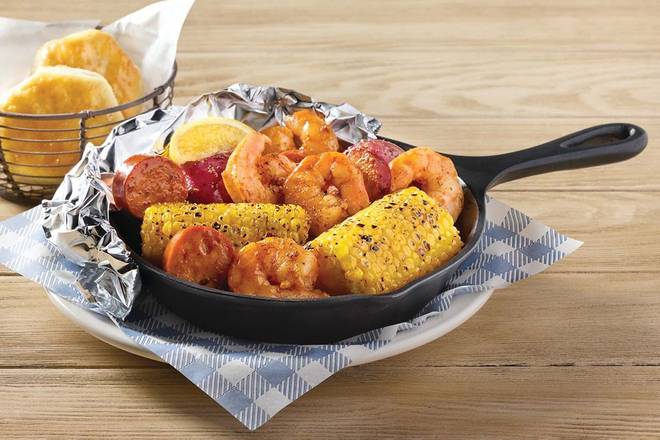 Campfire Shrimp Skillet