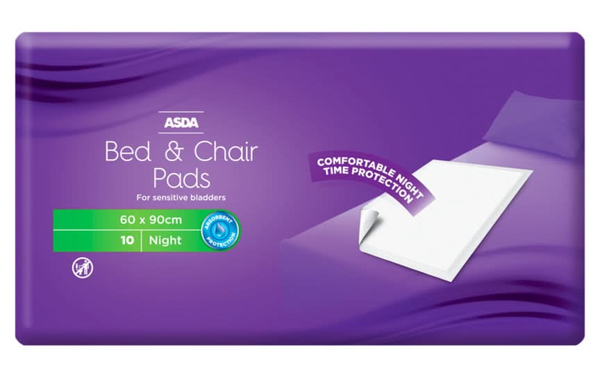 ASDA 10 Night Bed & Chair Pads