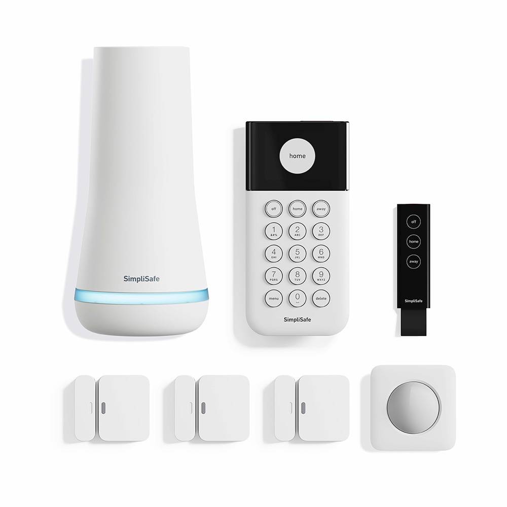 SimpliSafe 7pc Indoor Home Security System Wi-fi Compatibility Smart Battery-operated Home Security System | KT036-01RUS