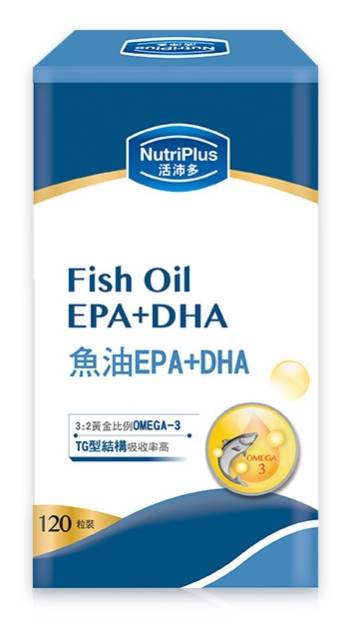 活沛多 魚油DHA+EPA軟膠囊120粒