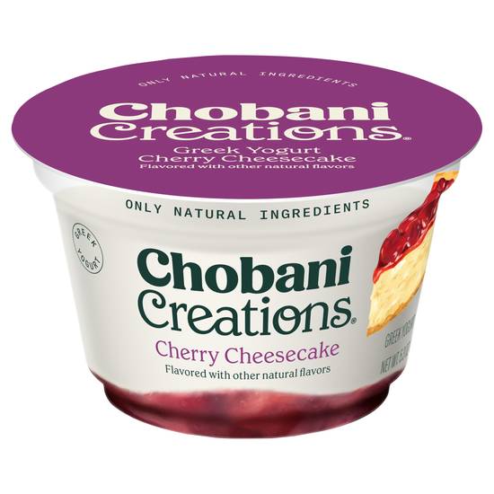 Chobani Creations Greek Yogurt (cherry cheesecake)