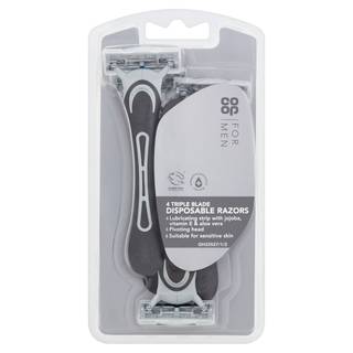 Co-op For Men 4 Triple Blade Disposable Razors