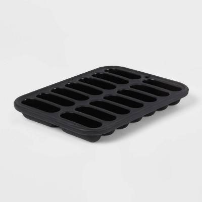 Room Essentials Silicone Ice Tray, Black