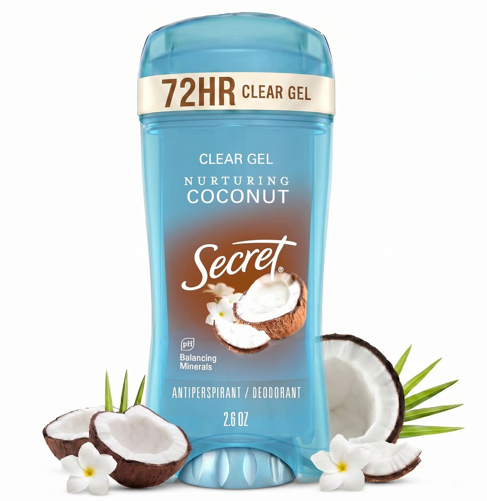 Secret Coconut Clear Gel Antiperspirant