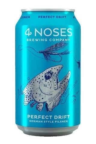 4 Noses Brewing Company Perfect Drift Pilsner (6x 12oz cans)