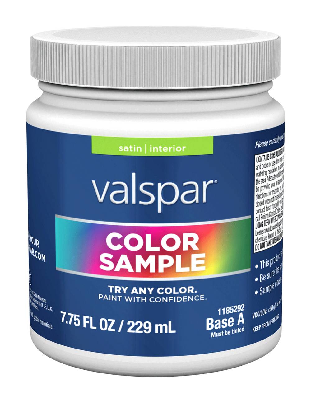 Valspar Base A Tintable Paint sample base ( Half-pint ) | 007.1185292.003