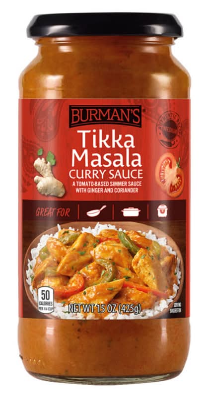 Burman's Tikka Masala Curry Sauce (15 oz)