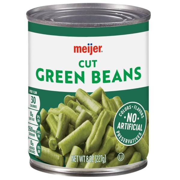 Meijer Cut Green Beans (8.3 oz)