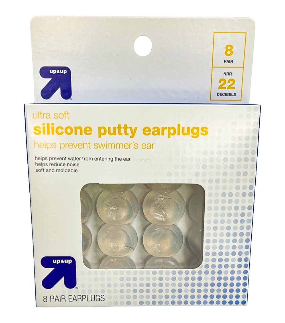 up&up Ultra Soft Silicone Putty Earplugs (16 ct)
