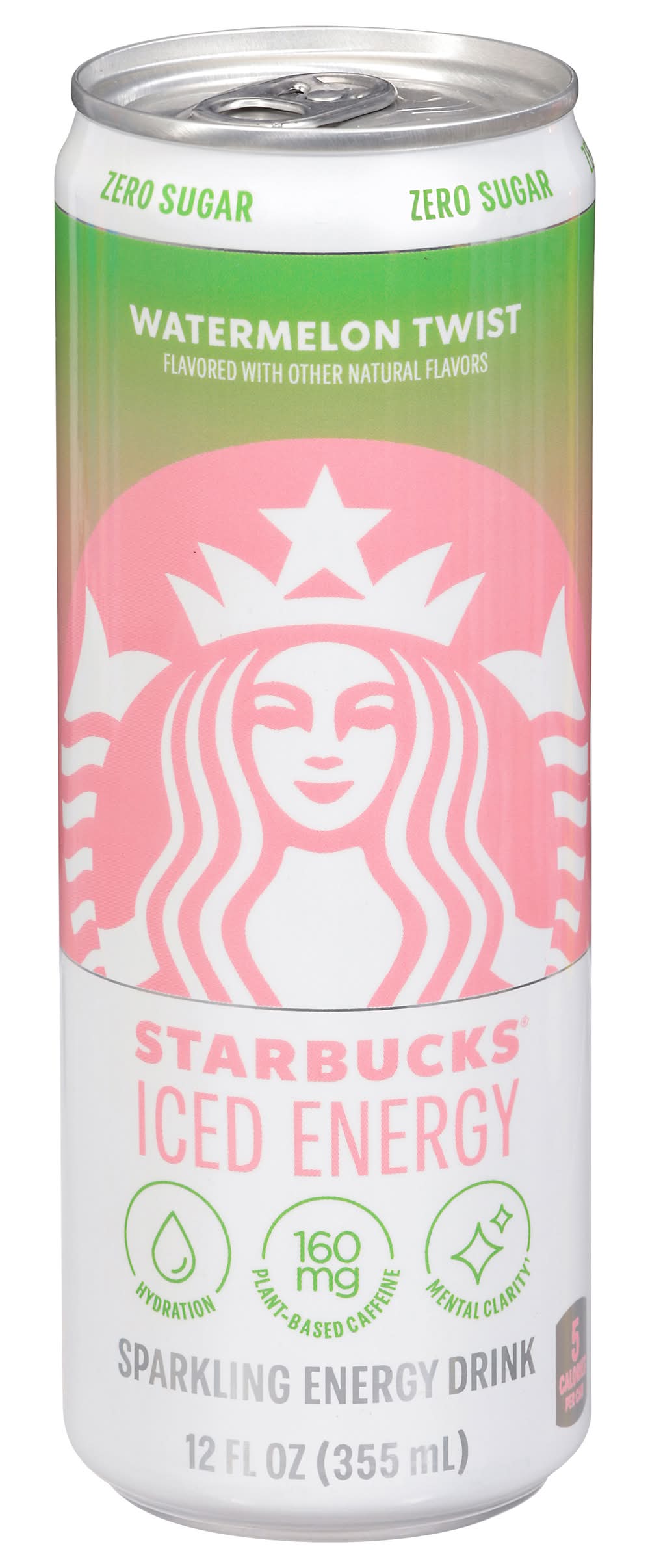 Starbucks Zero Sugar Iced Sparkling Energy Drink, Watermelon Twist (12 fl oz)