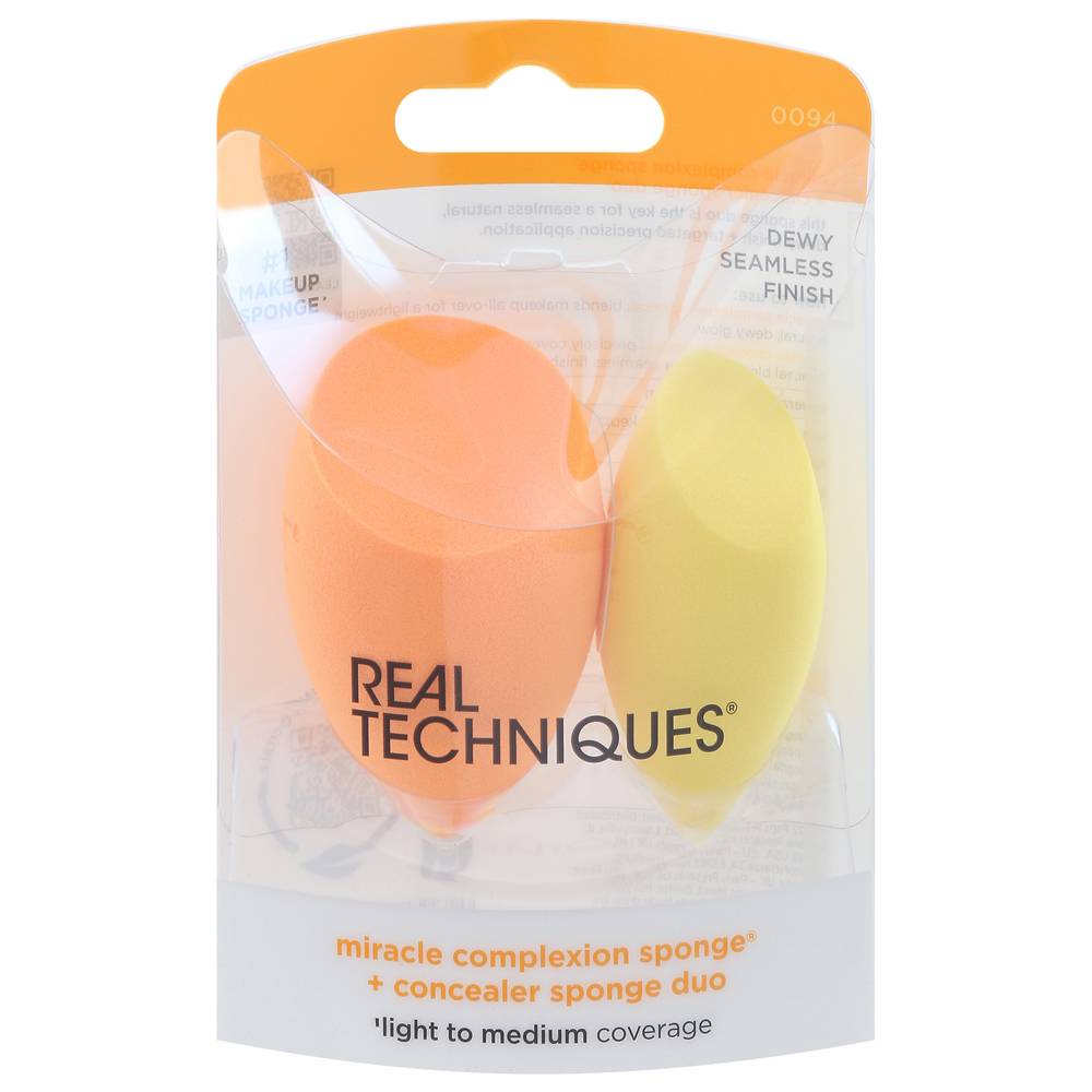 Real Techniques Miracle Complexion Sponge + Concealer Sponge Duo (2 ct)