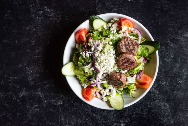 Filet Mignon Steak Salad