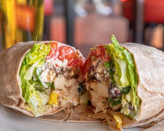 Chicken Greek Wrap