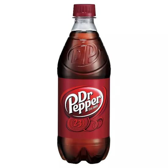 Bottled Soda 20 oz Dr, Pepper