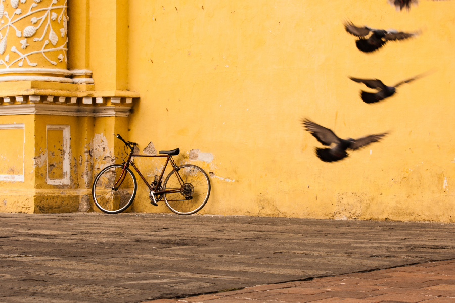 Bicicleta en Antigua Guatemala
