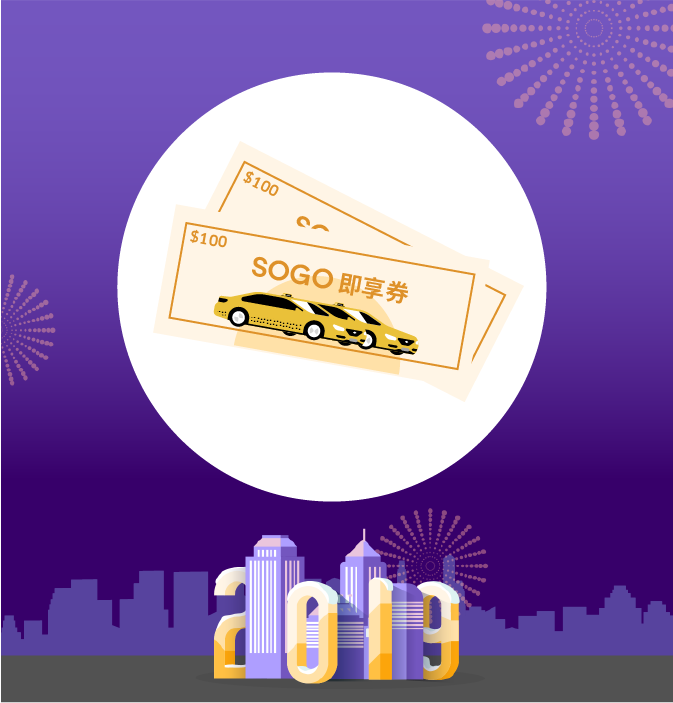 輸入「UTSOGO19」拿 SOGO 禮券