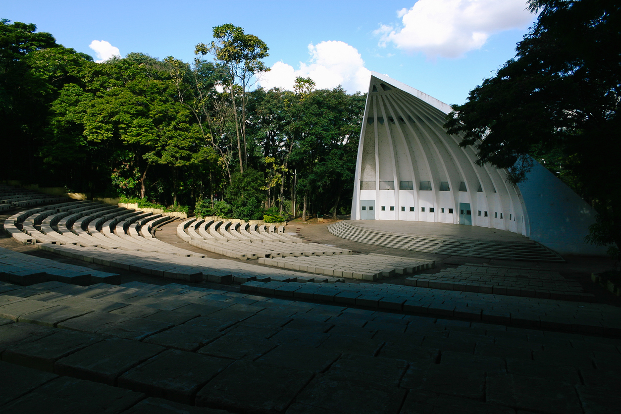 Concha acústica na Lagoa do Taquaral