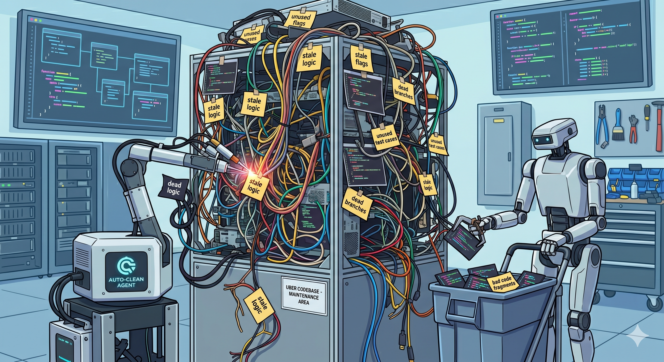 Using AI to Delete Code: Agentic Tech Debt Cleanup at Uber