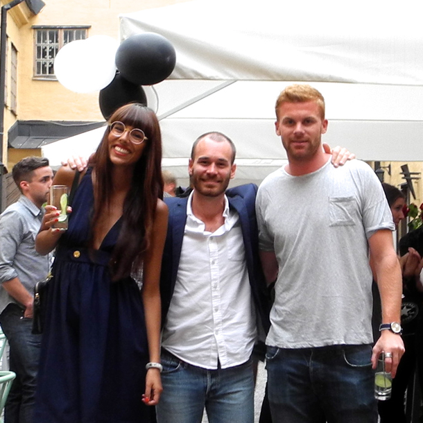 Uber stockholm team: Babba, Robin, Martin