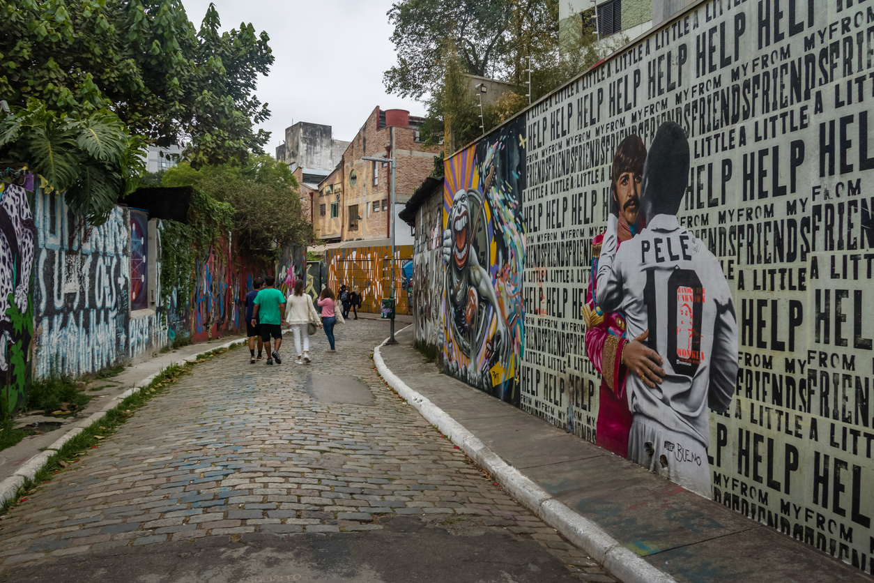 Grafites do Beco do Batman