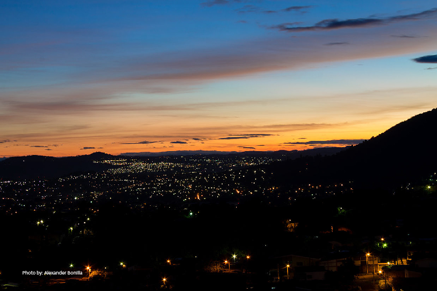 El atardecer al Mirador Municipal