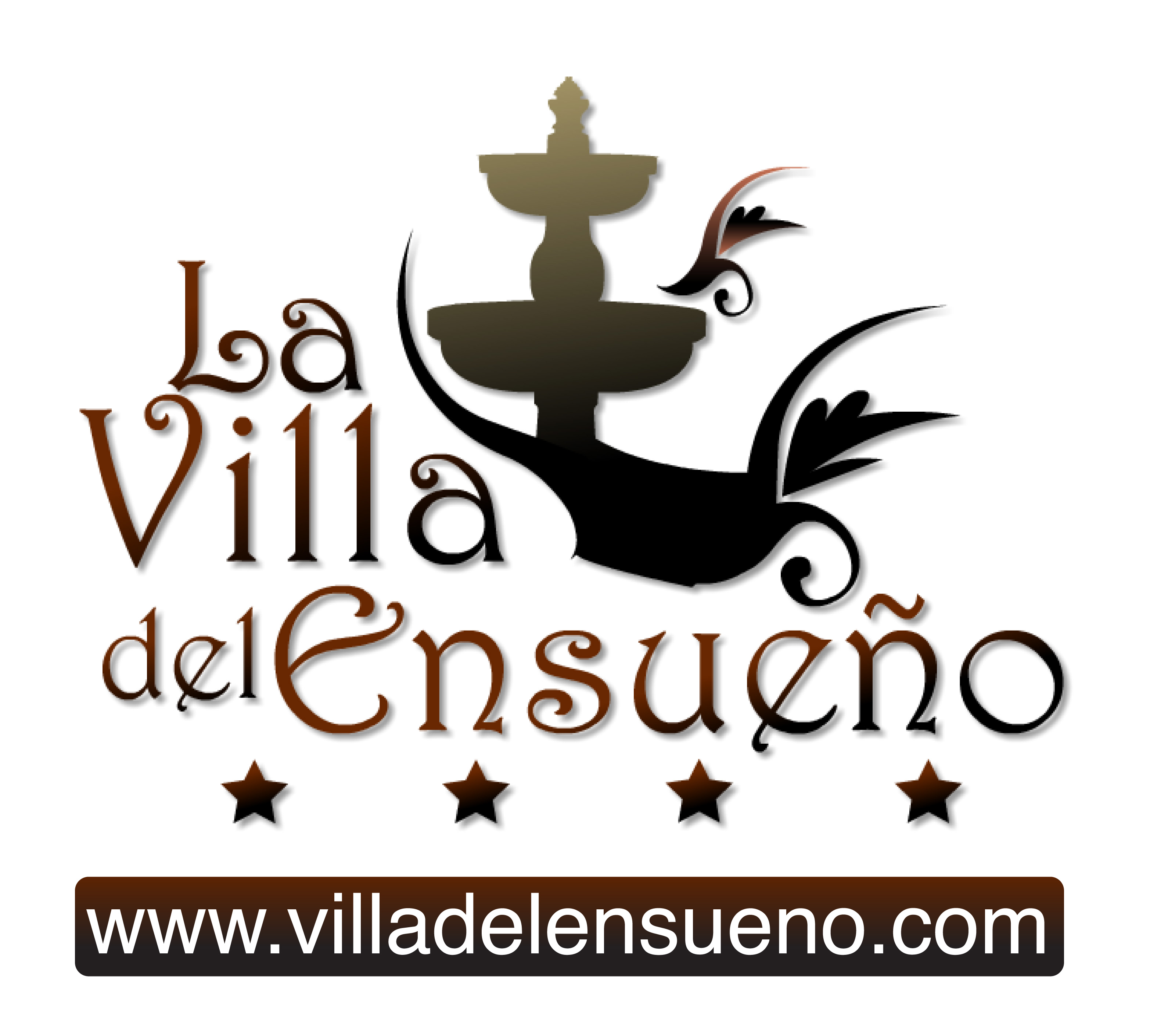 logo villa ensueno con www