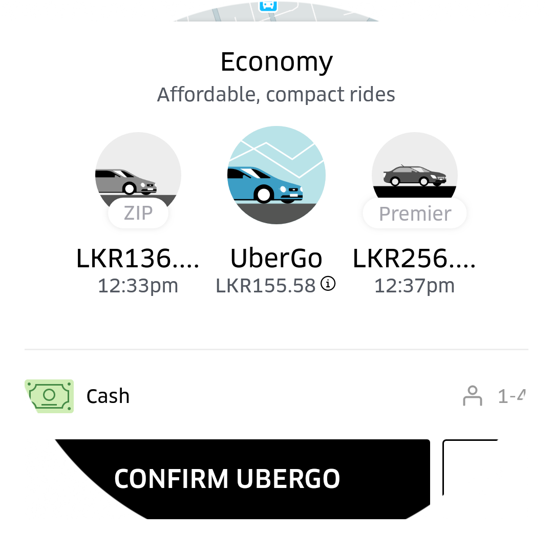 Economy ride options in Colombo