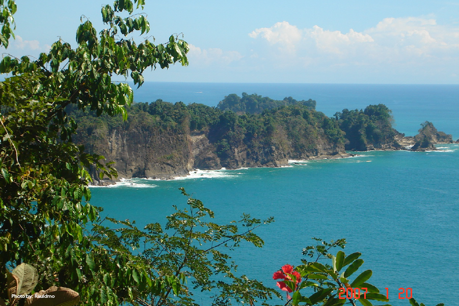 Vista del Parque Manuel Antonio en Quepos, Costa Rica