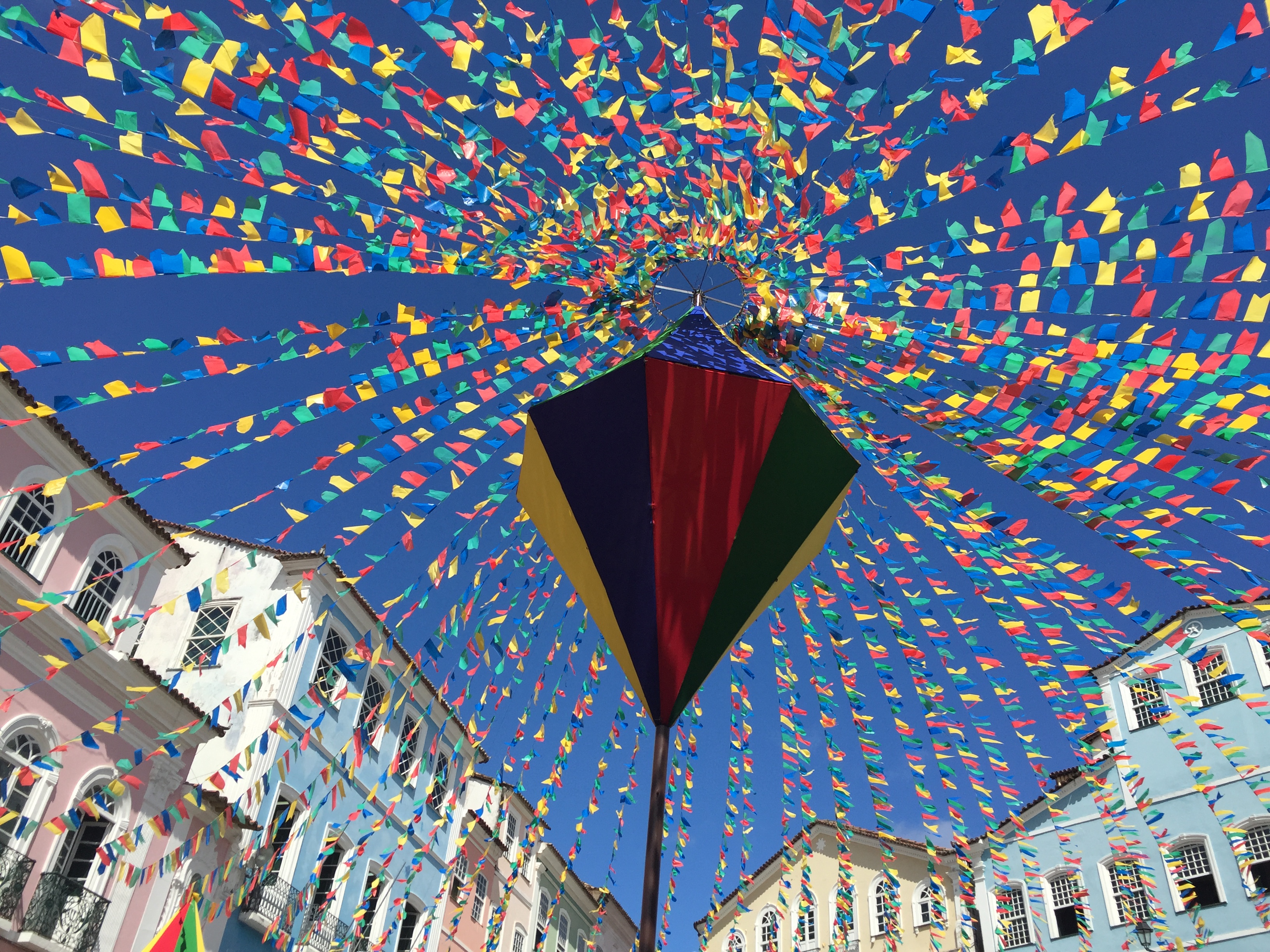 Fachadas coloridas do Pelourinho